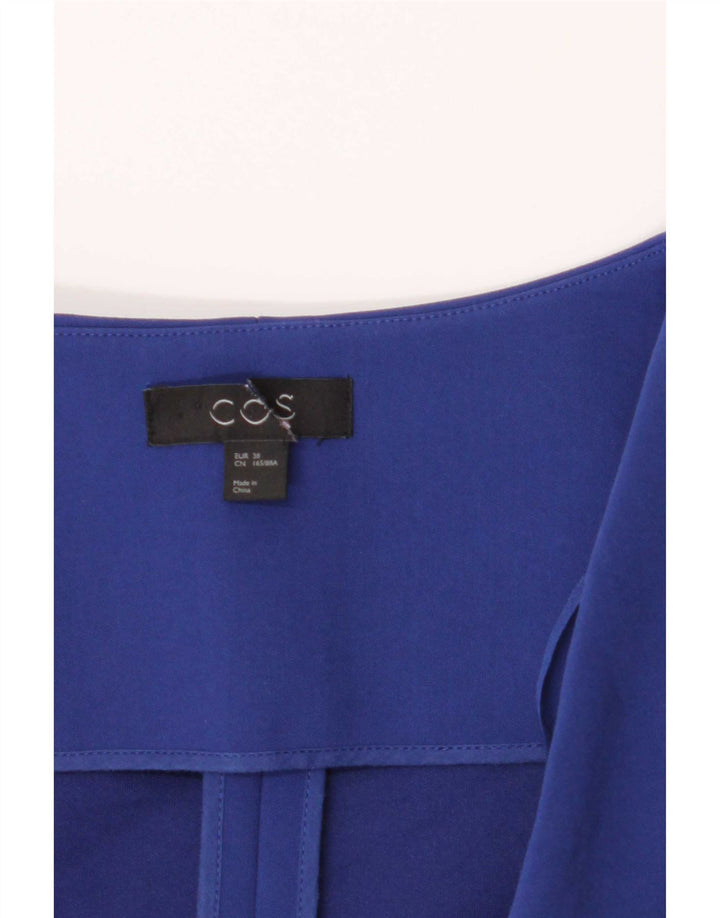 Γυναικείο φόρεμα Cos Wrap EU 38 Medium Blue Polyester