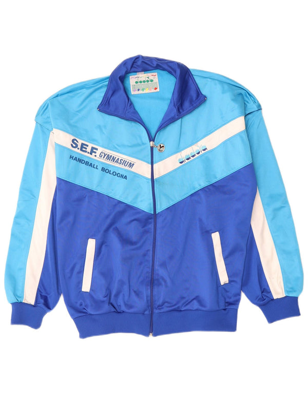 Γυναικεία φόρμα γραφικών Diadora Top Jacket UK 20 2XL Blue Colourblock