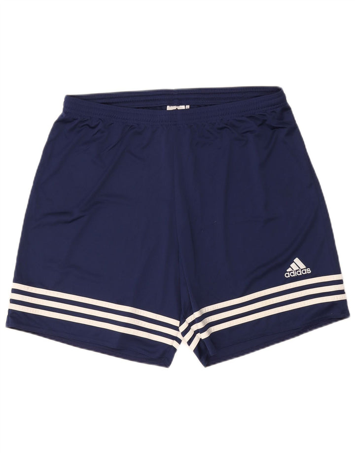 Ανδρικό αθλητικό σορτς Adidas Climalite XL Navy Blue Polyester