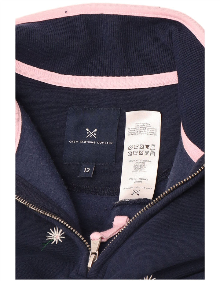 Crew Clothing Γυναικεία φούτερ Jumper UK 12 Medium Navy Blue Floral