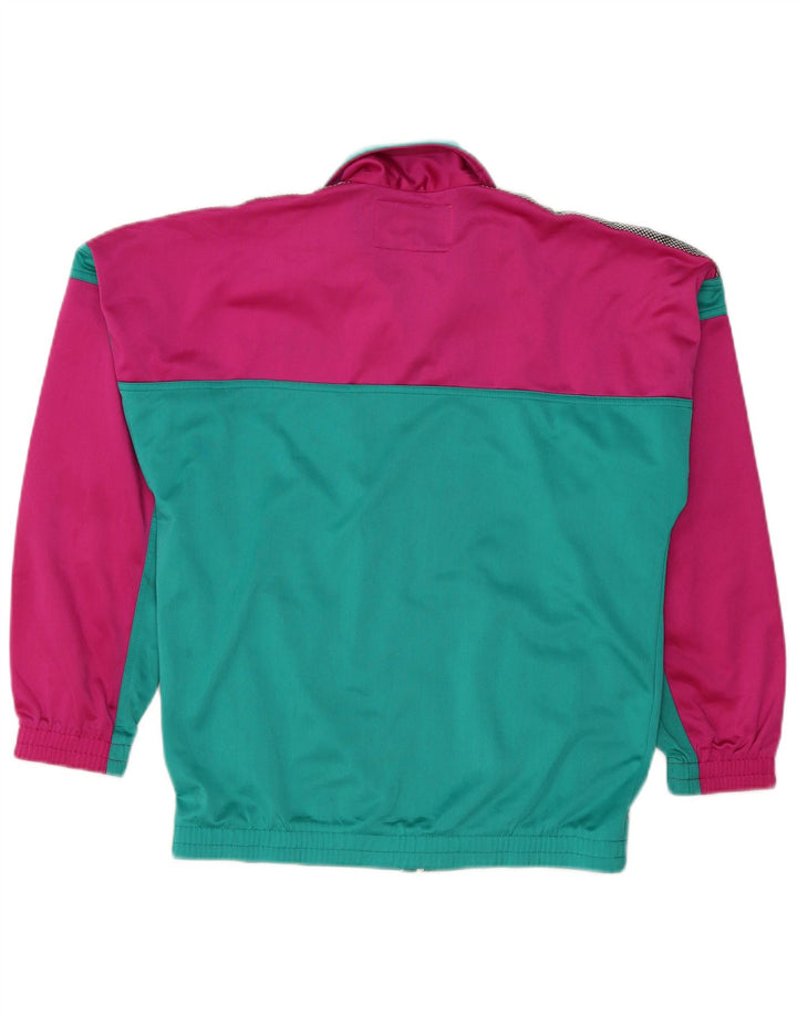 DIADORA Ανδρική φόρμα γραφικής φόρμας Top Jacket UK 38 Medium Green Colourblock