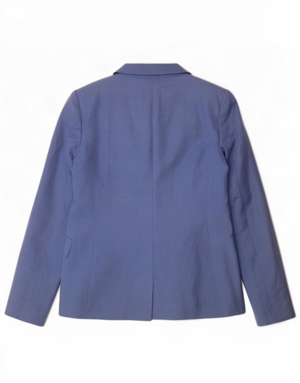 Hobbs Γυναικείο μπλέιζερ μπουφάν UK 12 μεσαίου μπλε λινό