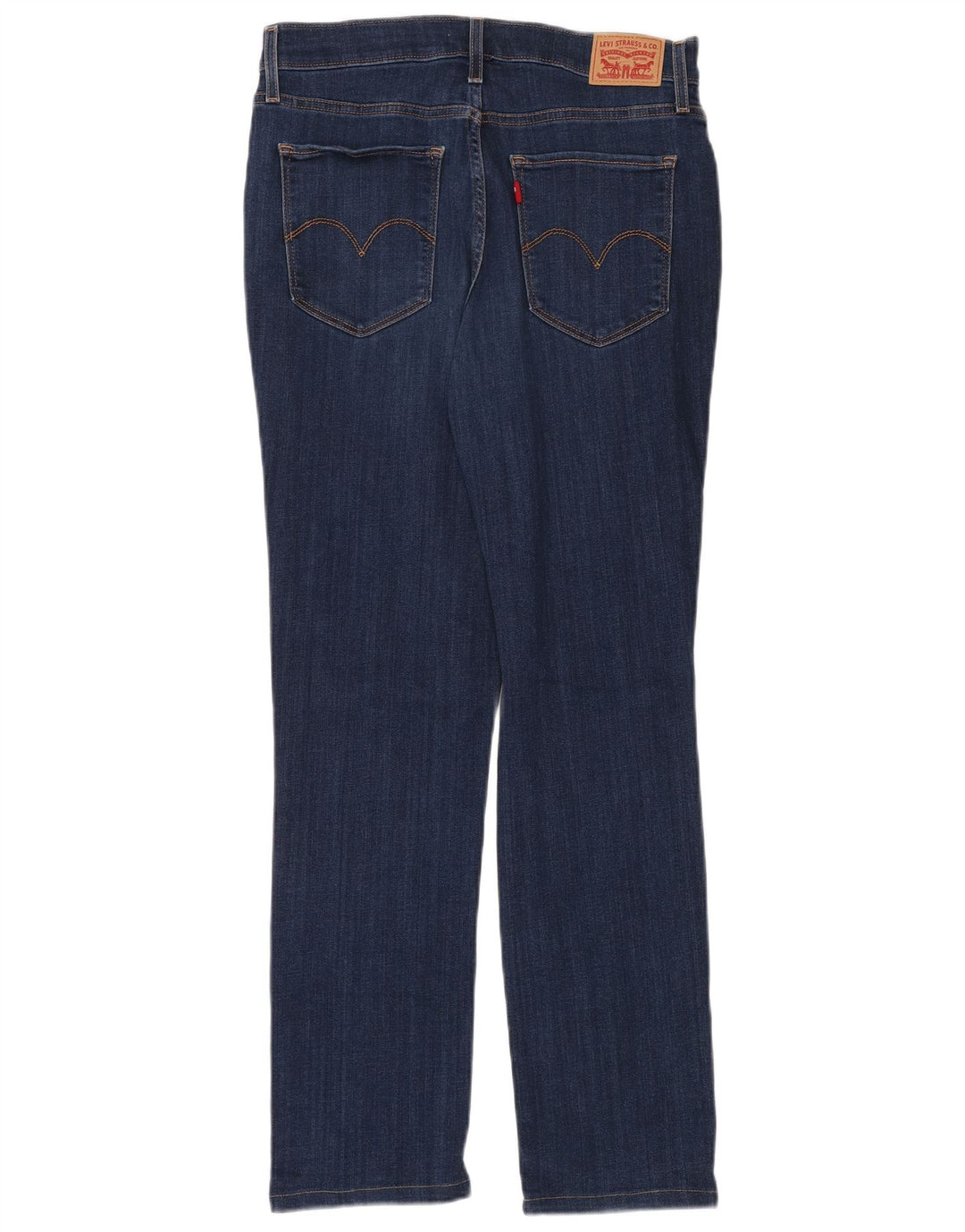 LEVI'S Γυναικείο 724 ψηλό ίσιο τζιν W31 L32 Μπλε βαμβακερό
