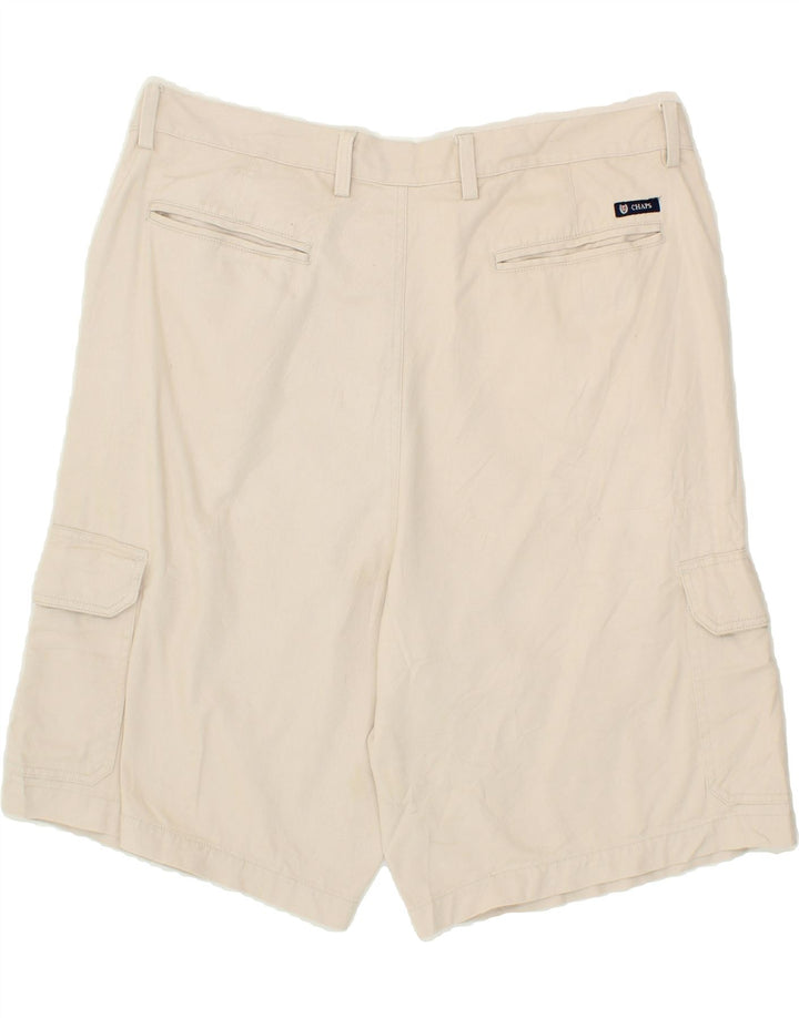 CHAPS Mens Cargo Shorts W40 XL Beige Vintage Chaps and Second-Hand Chaps from Messina Hembry 