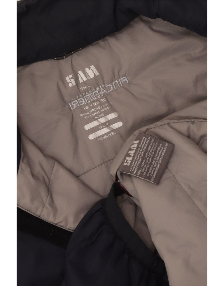 Slam Γυναικείο Bomber Jacket UK 16 Large Navy Blue Polyamide