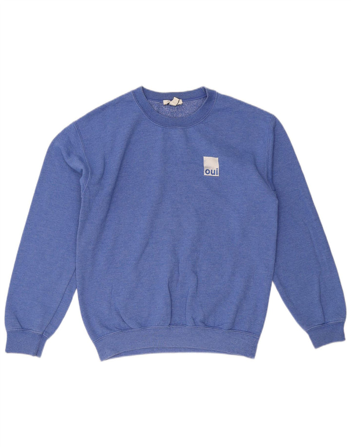 TOPSHOP Ανδρικό φούτερ Petite Jumper Small Blue