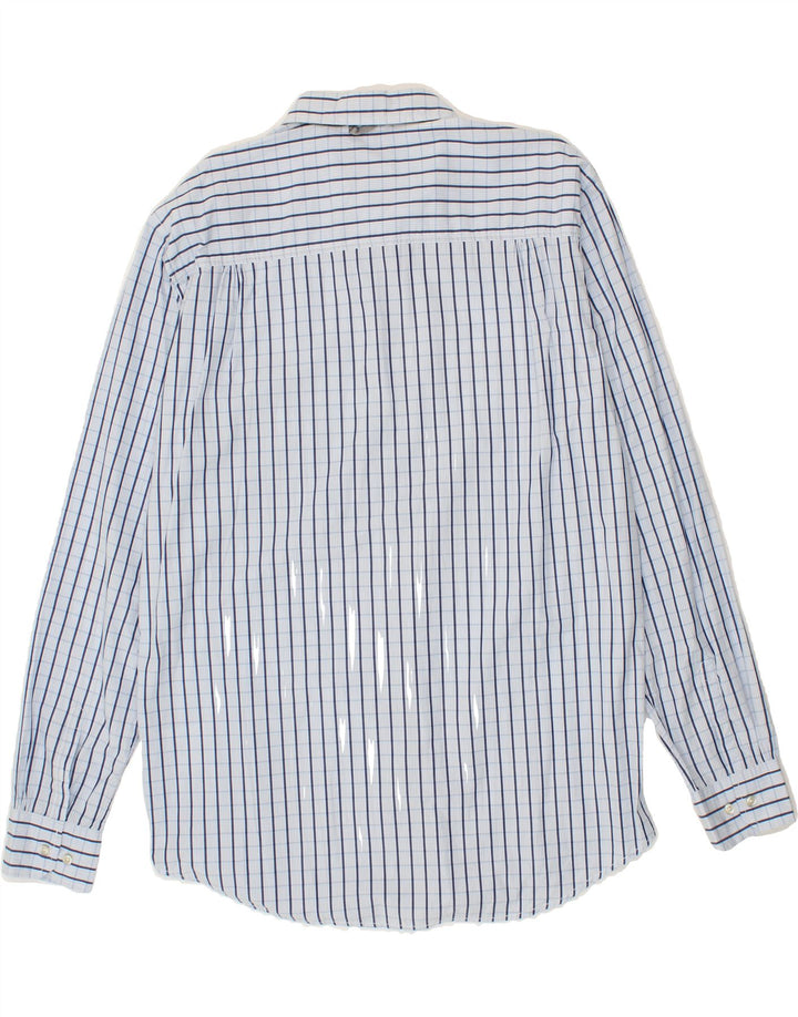 DOCKERS Mens Shirt Size 50/52 2XL Blue Striped Cotton Vintage Dockers and Second-Hand Dockers from Messina Hembry 