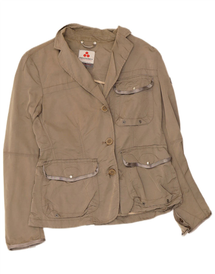 PEUTEREY Γυναικείο Utility Jacket IT 46 Large Grey Polyamide