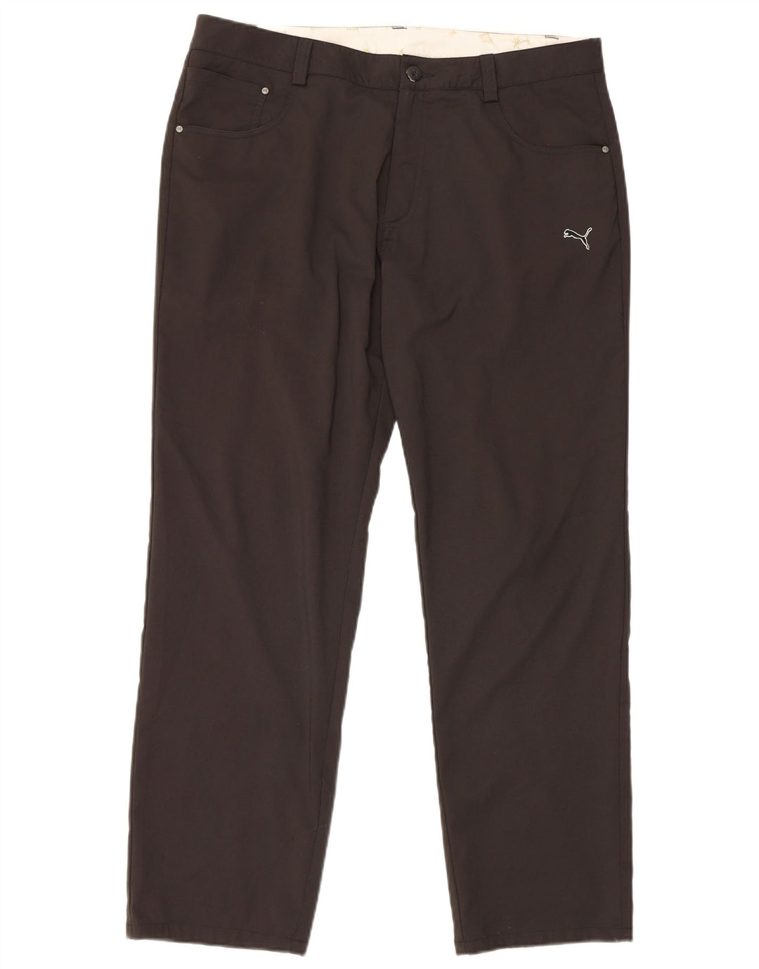 Ανδρικό ίσιο casual παντελόνι Puma W36 L32 Μαύρο πολυεστέρα