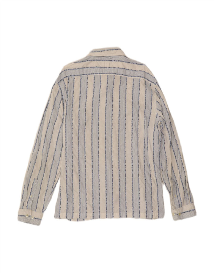 TOMMY HILFIGER Mens Shirt XL Blue Striped