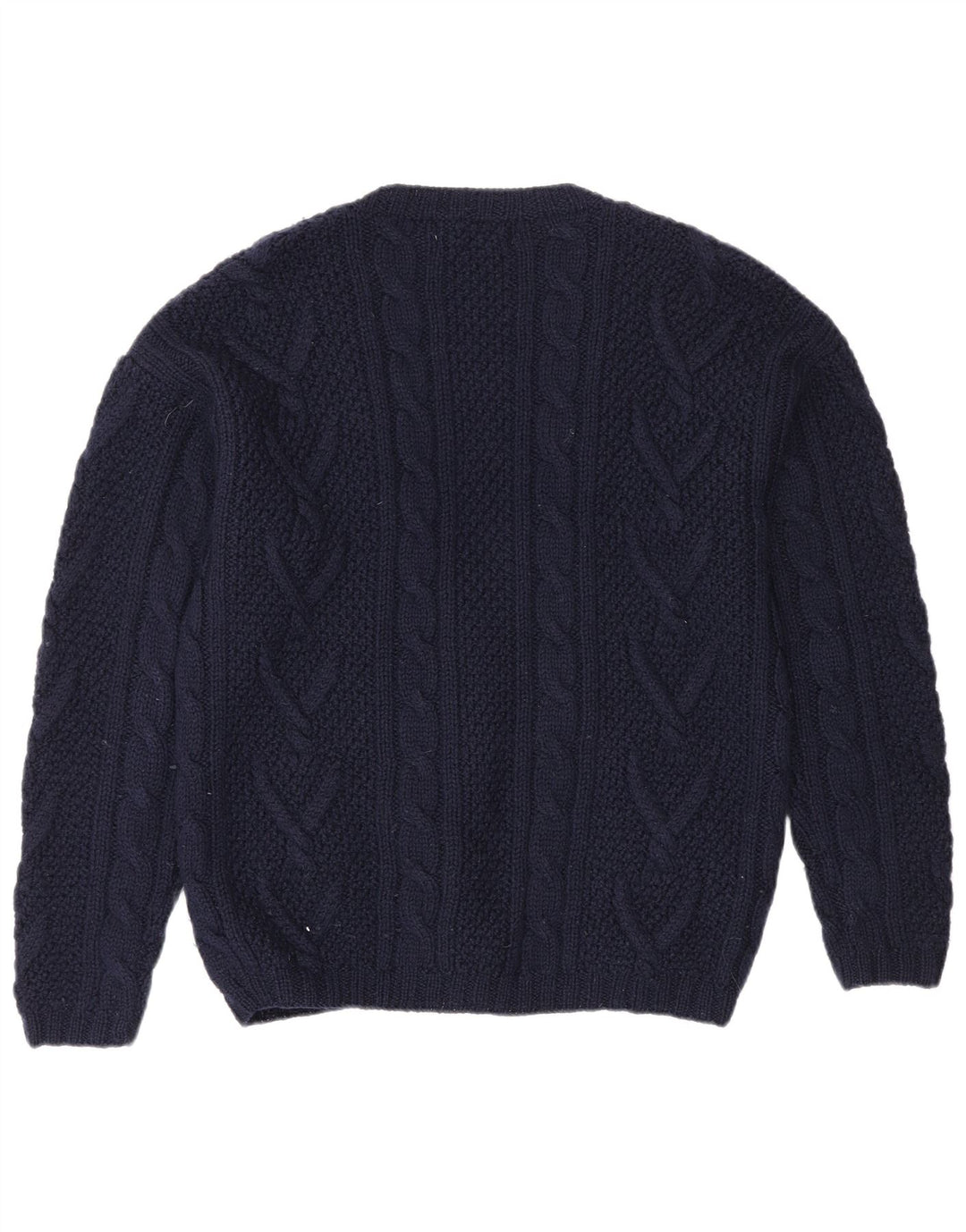 L.L.Bean Γυναικεία ζακέτα υπερμεγέθη UK 10 Small Navy Blue Wool