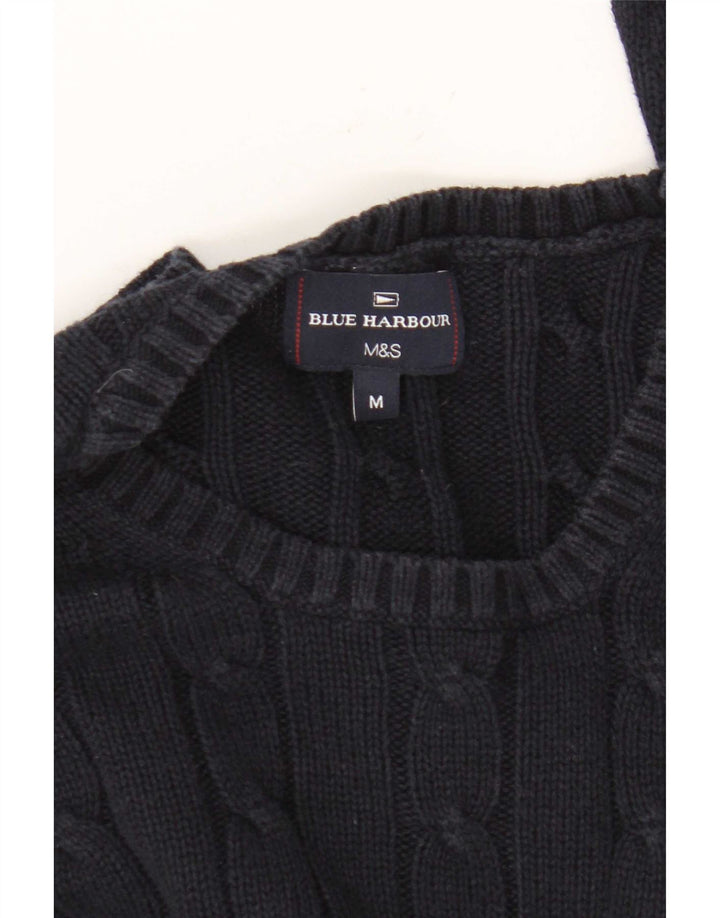 Ανδρικό πουλόβερ Marks & Spencer Blue Harbour Crew Neck Jumper Medium Navy Blue