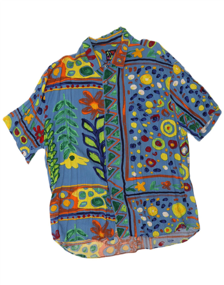 Ανδρικό κοντομάνικο πουκάμισο JAMS WORLD XL Πολύχρωμο Floral