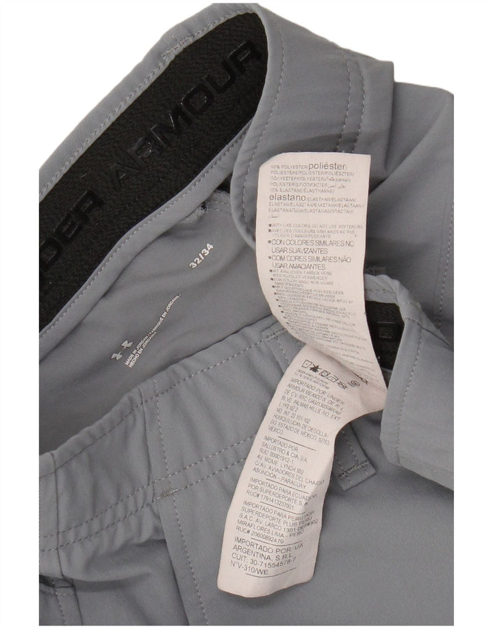 Under Armour Ανδρικό ίσιο παντελόνι Chino W32 L34 Γκρι Πολυεστέρας