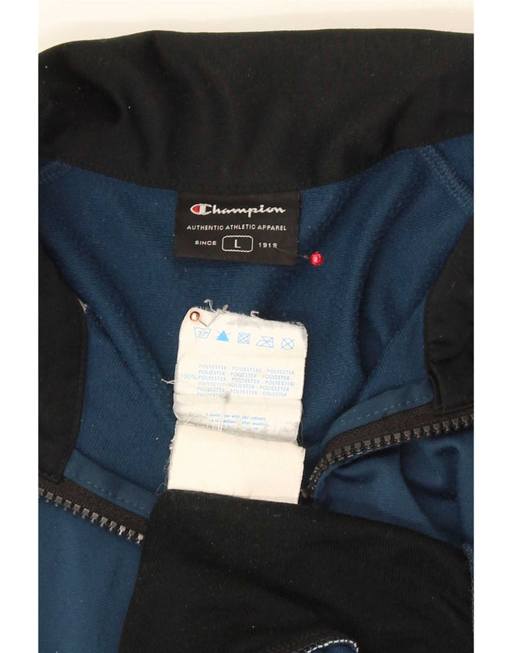 Ανδρική φόρμα Champion Top Jacket Large Blue Colourblock Polyester