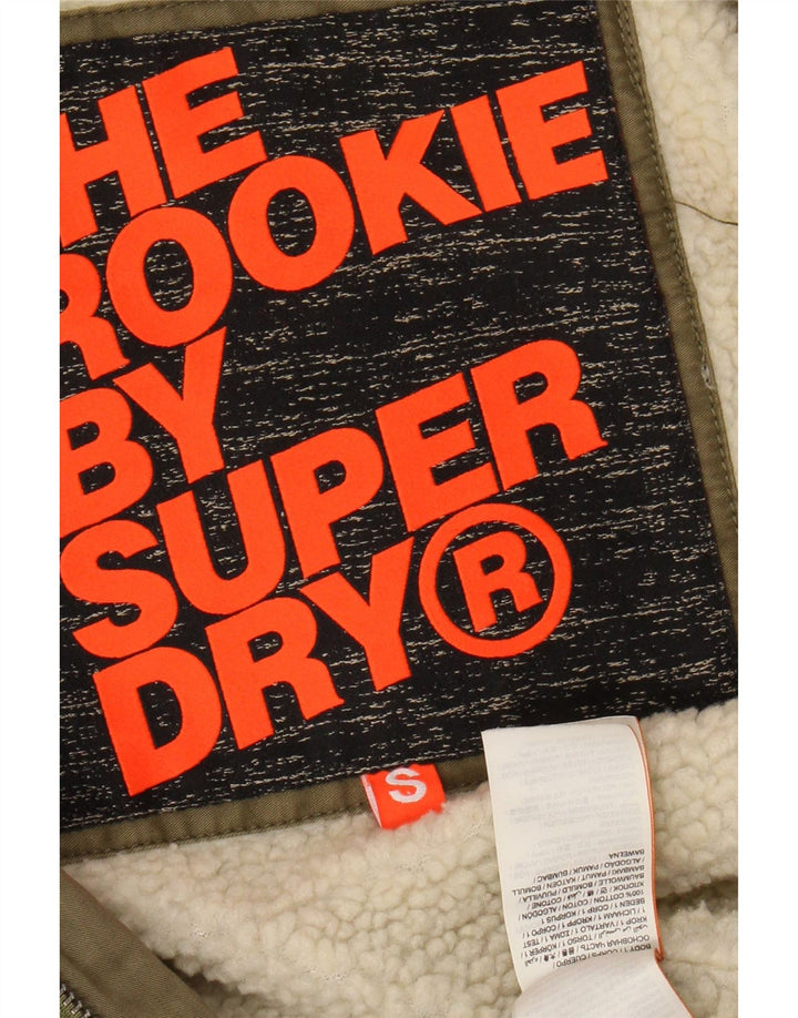 SUPERDRY Ανδρικό μπουφάν Sherpa Parka Rookie Hooded UK 36 Small Khaki