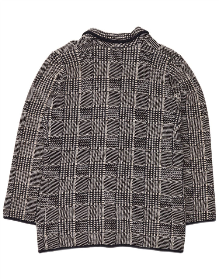 VALENTINO Γυναικείο Miss V Blazer Jacket IT 48 XL Navy Blue Houndstooth