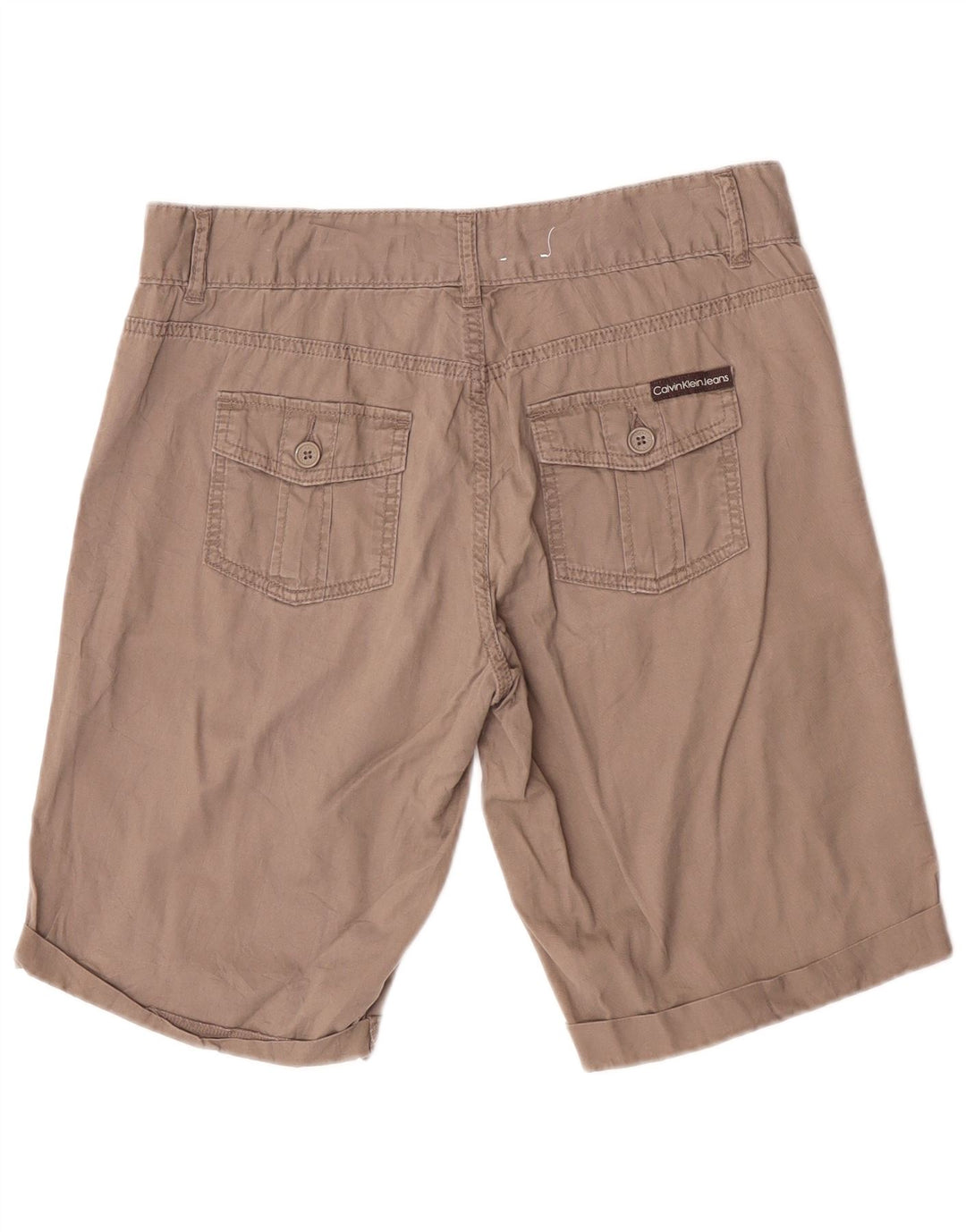 Γυναικείο σορτς Cargo Calvin Klein US 10 Medium W32 Γκρι βαμβακερό