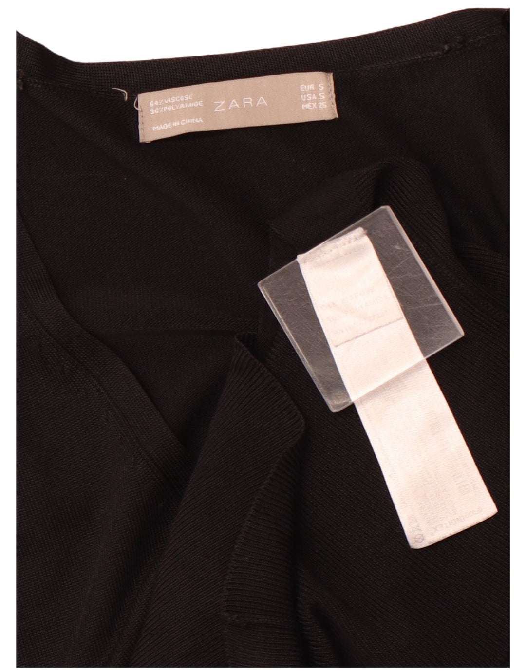 Γυναικεία ζακέτα ZARA UK 10 Small Black Viscose