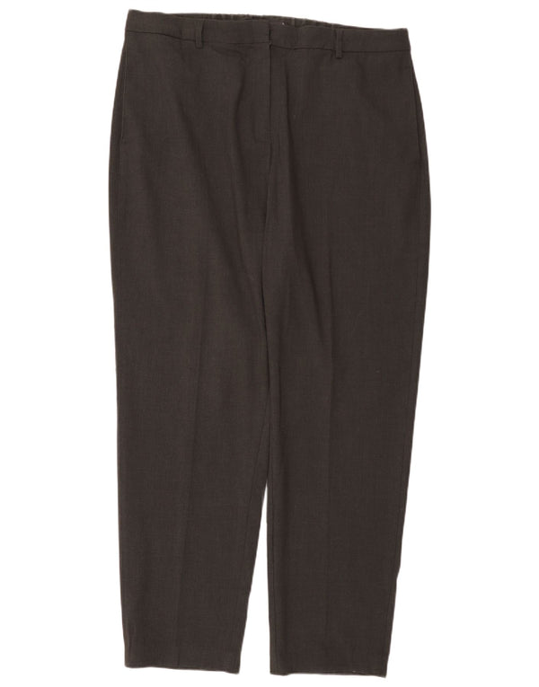 Marks & Spencer Γυναικείο κωνικό παντελόνι UK 18 XL W38 L30 Γκρι