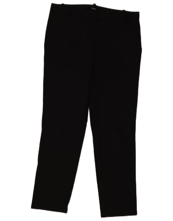 Pinko Γυναικείο Slim παντελόνι Chino UK 10 Small W28 L27 Black Viscose