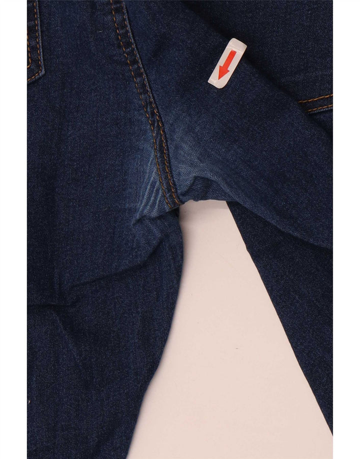 Zara Γυναικείο Straight Jeans W44 L28 Navy Blue