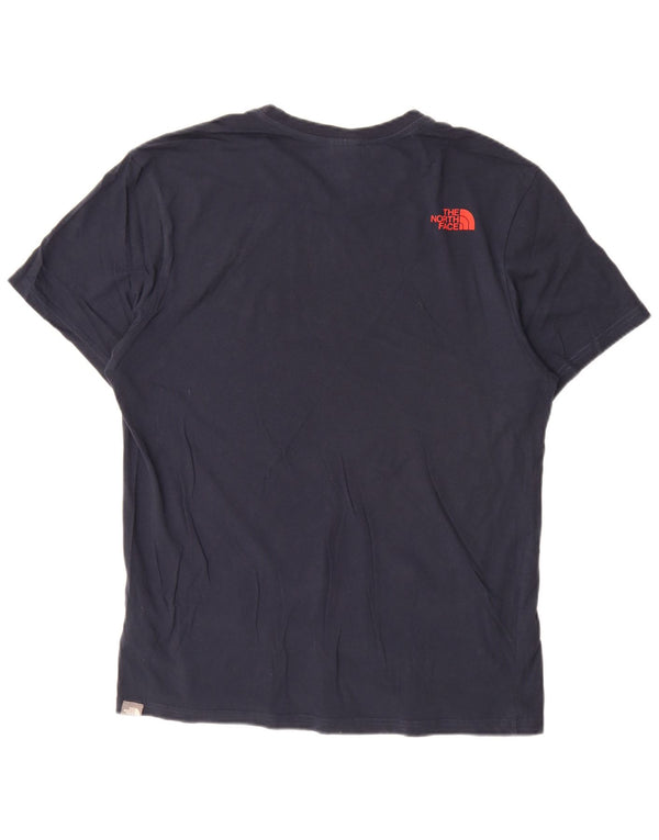 Ανδρικό T-Shirt North Face Top Large Navy Blue από βαμβάκι