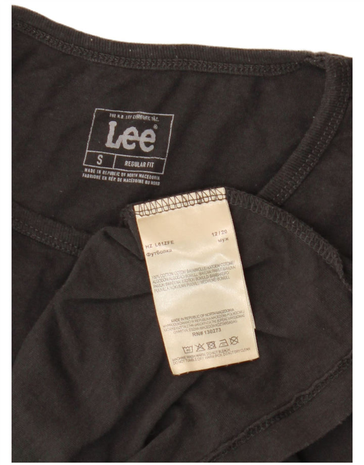 Ανδρικό T-Shirt Lee Regular Fit Top Μικρό γκρι βαμβακερό