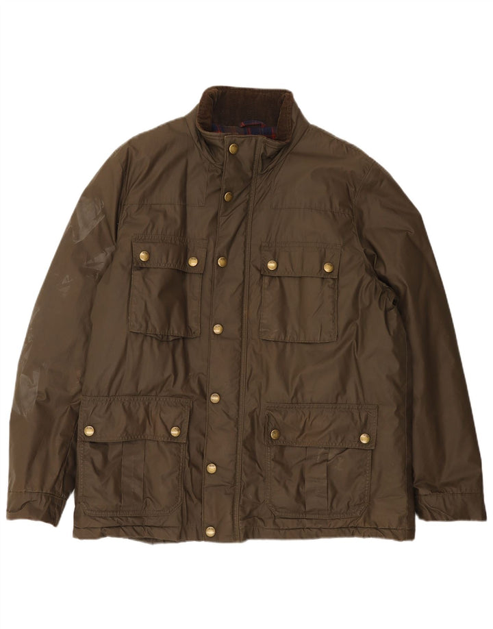 John Rocha Ανδρικό Utility Jacket UK 40 Large Khaki Cotton