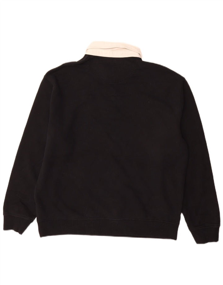 Marks & Spencer Ανδρική φούτερ χαλαρής εφαρμογής Jumper μεγάλο μαύρο χρώμα