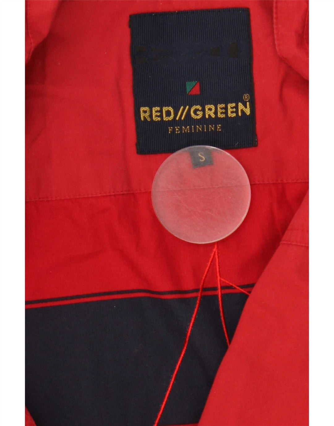 Vintage γυναικείο Gilet UK 10 Small Red
