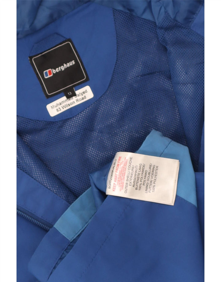Μπουφάν βροχής Berghaus Boys Hooded 12-13 Years Blue Colourblock Polyamide