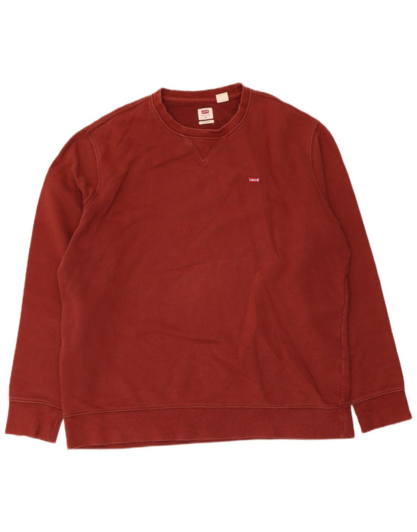Ανδρικό φούτερ Levi's Standard Jumper XL Maroon Cotton