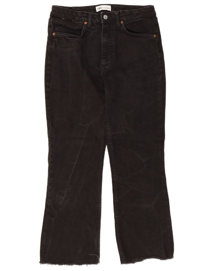 ZARA Γυναικείο Τζιν μποτάκι EU 36 XS W26 L25 Μαύρο