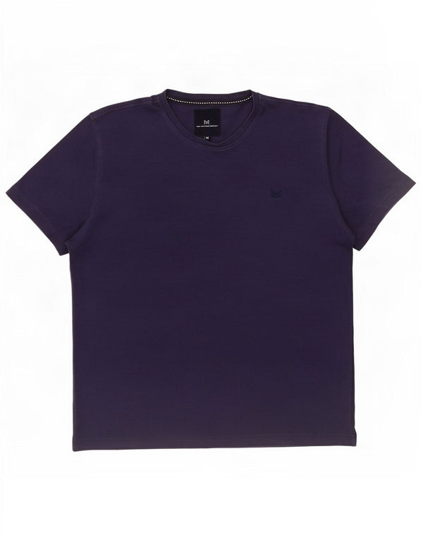 Ανδρικό T-Shirt Crew Clothing Top Medium Purple Βαμβακερό