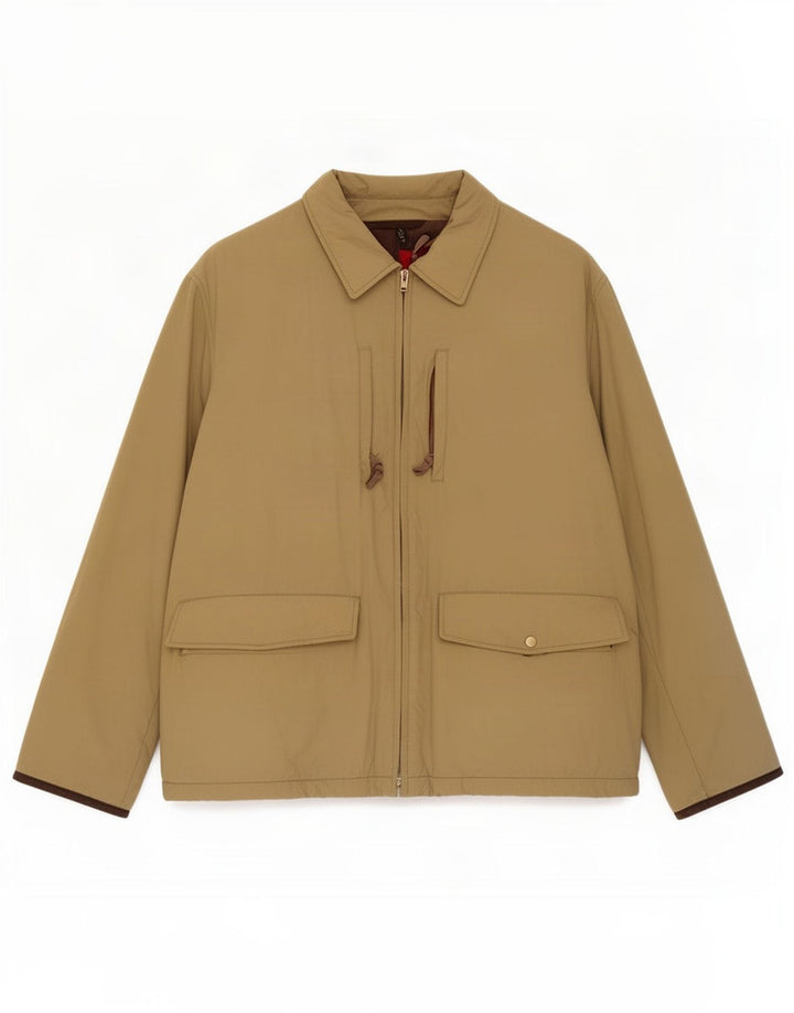 Ανδρικό μπουφάν Belfe UK 40 Large Beige Βαμβακερό