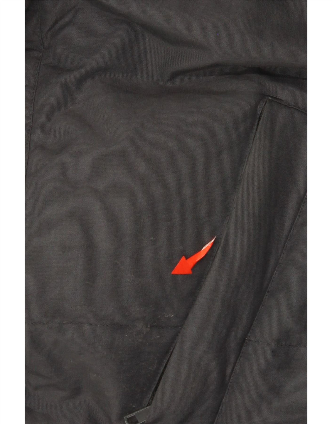 Gazzarrini Ανδρικό παλτό με κουκούλα UK 42 XL Μαύρο Πολυαμίδιο