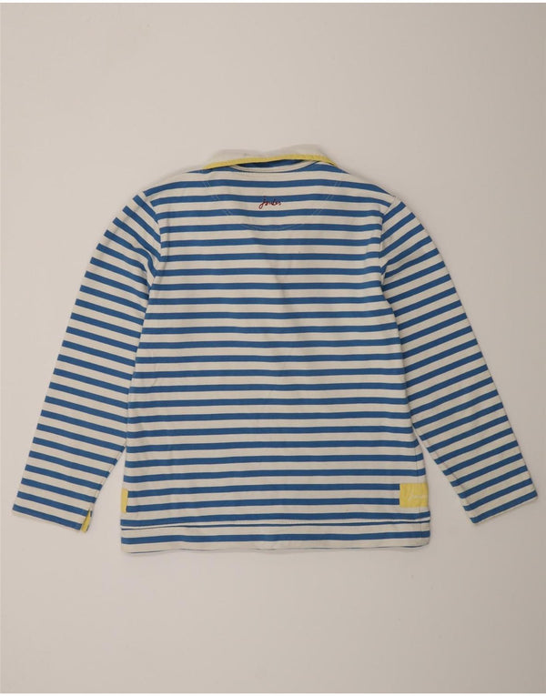 Joules γυναικεία φούτερ κλασική εφαρμογή Jumper UK 14 Μεγάλο μπλε ριγέ βαμβακερό