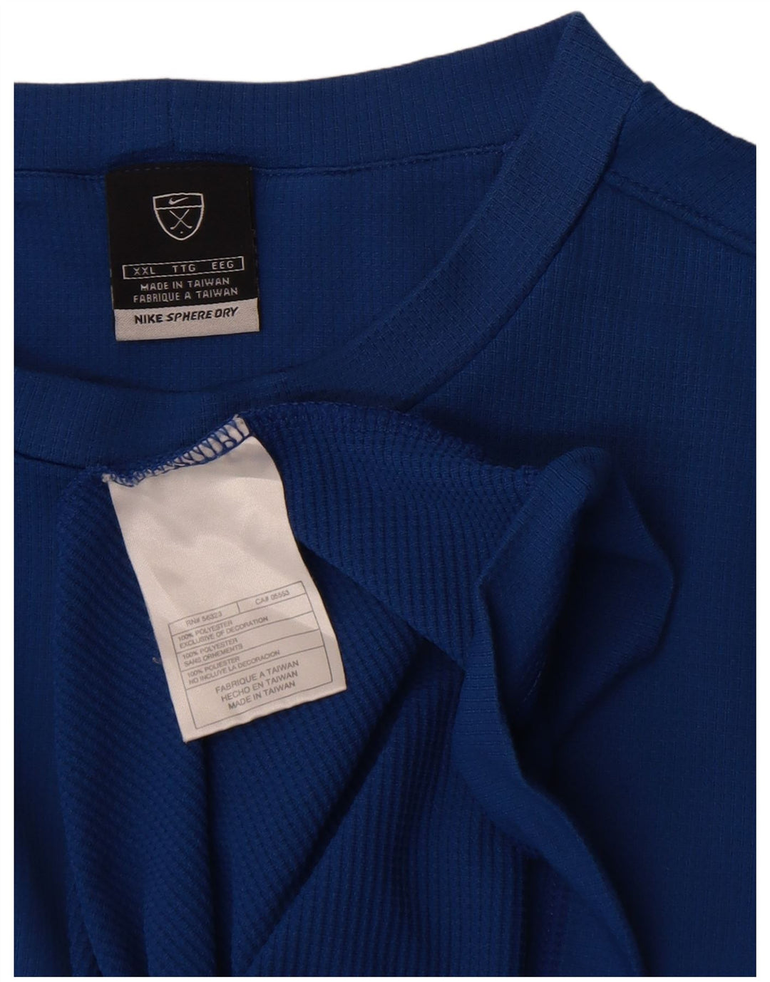 Ανδρικό T-Shirt Nike Top 2XL Blue Polyester