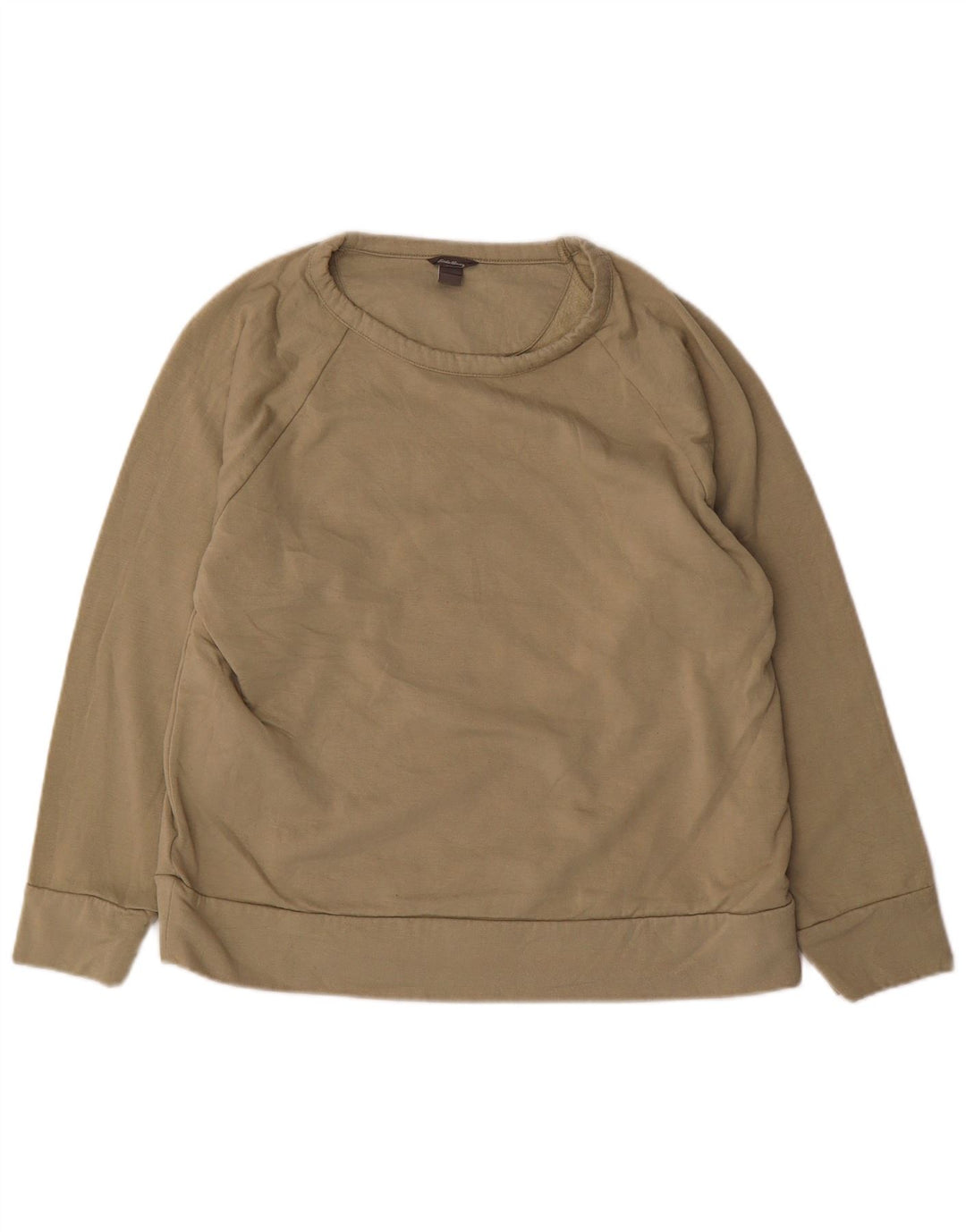 EDDIE BAUER Γυναικεία φούτερ Jumper UK 16 Large Khaki Polyester