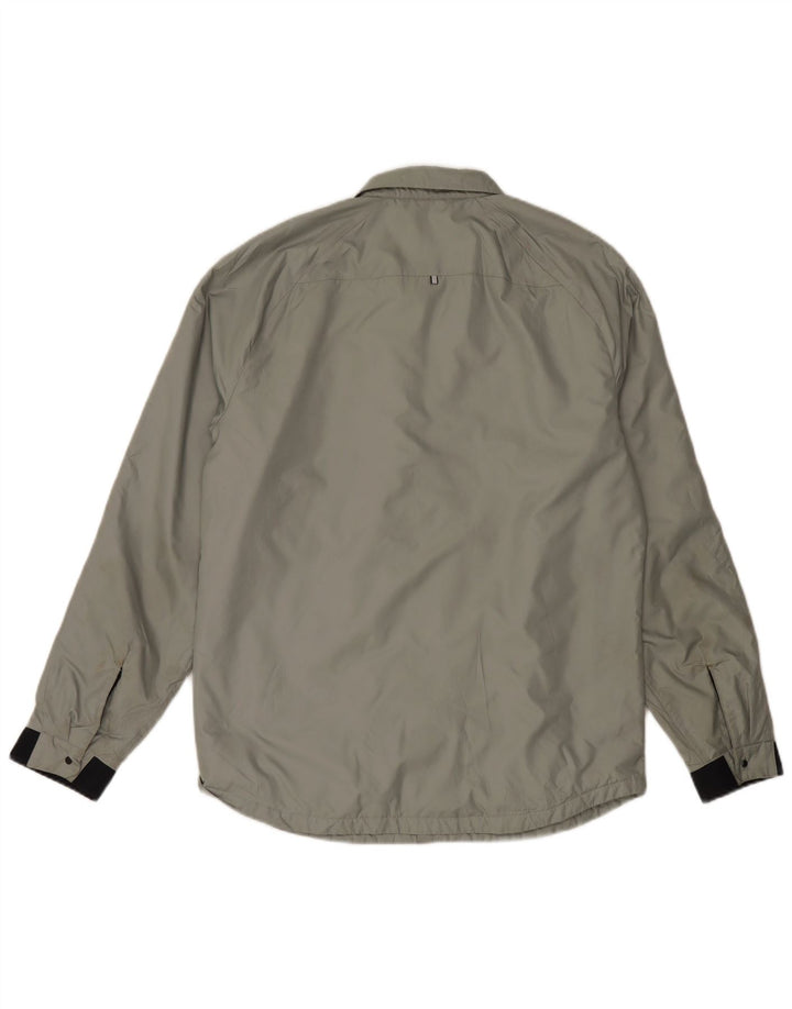 Oakley Ανδρικό Slim Fit Bomber Jacket UK 40 Large Grey Polyester