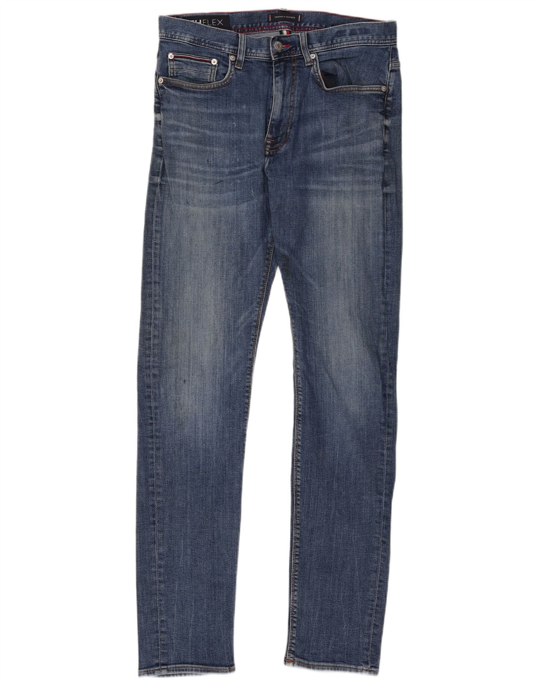 Tommy Hilfiger Mens Bleecker Slim Jeans W33 L34 Blue Cotton