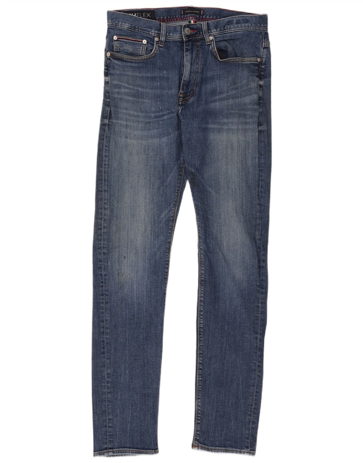 Tommy Hilfiger Mens Bleecker Slim Jeans W33 L34 Blue Cotton