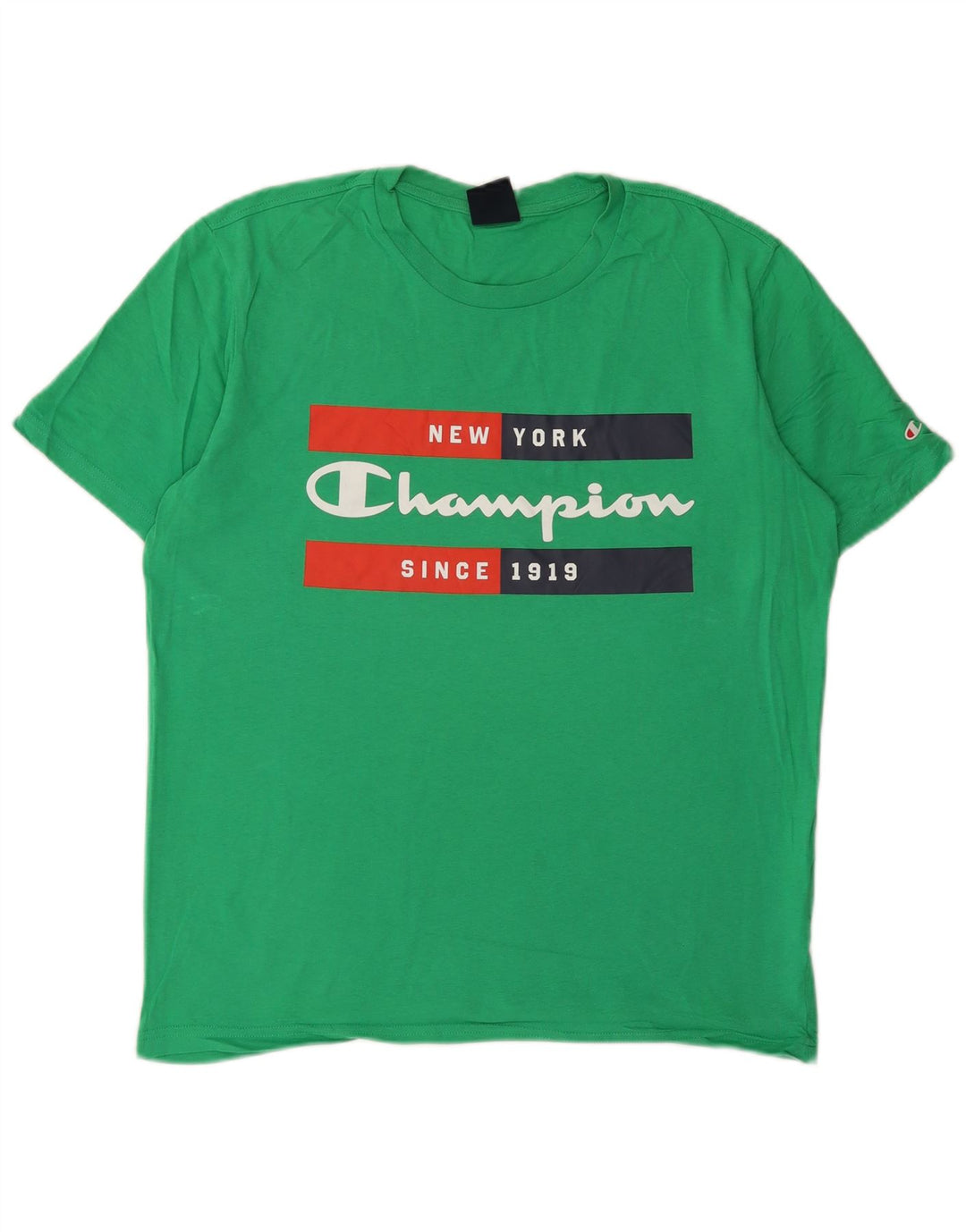Ανδρικό γραφικό T-Shirt Champion Top Μεσαίο πράσινο βαμβακερό