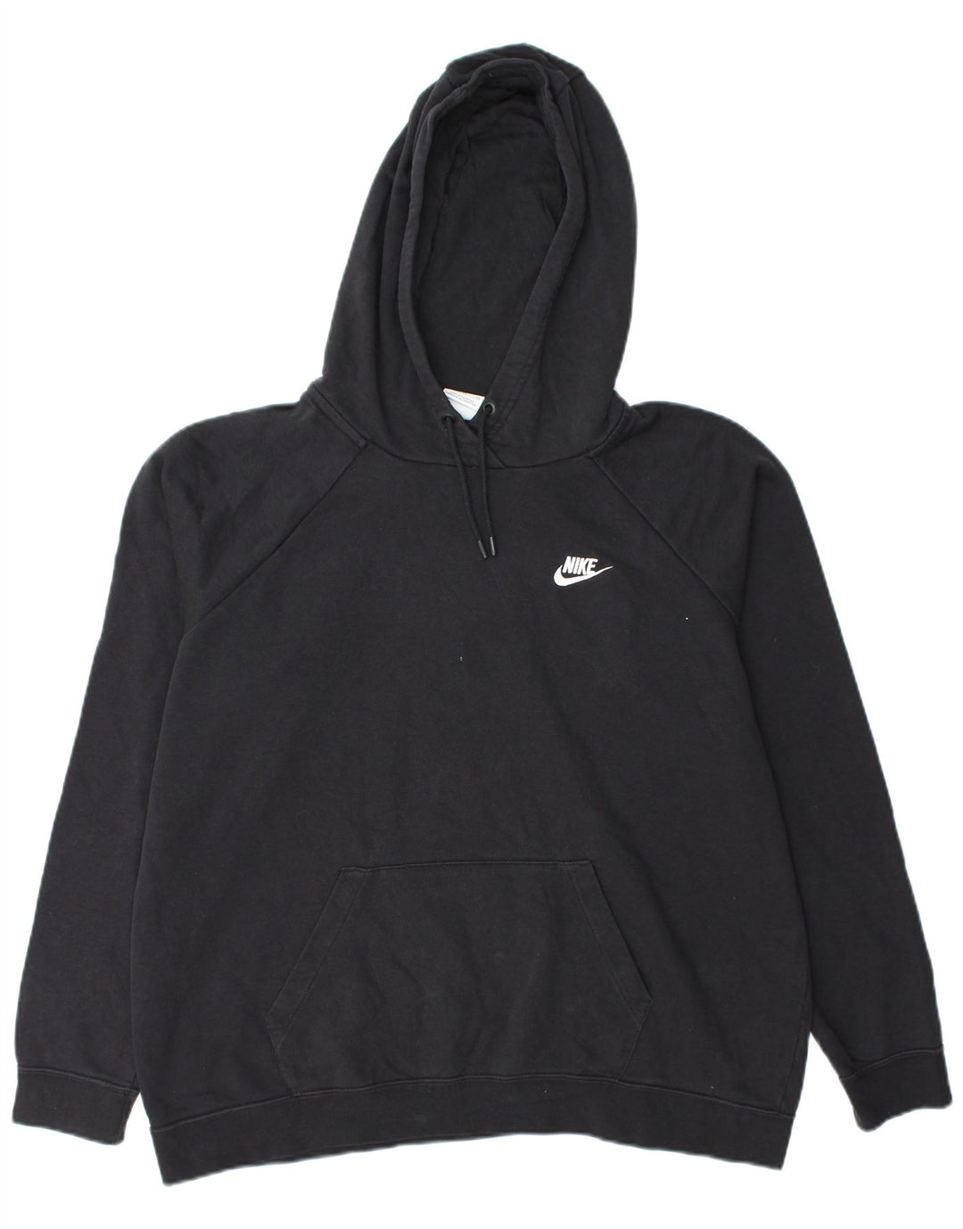 NIKE Γυναικείο Hoodie Jumper UK 18 XL Μαύρο βαμβακερό