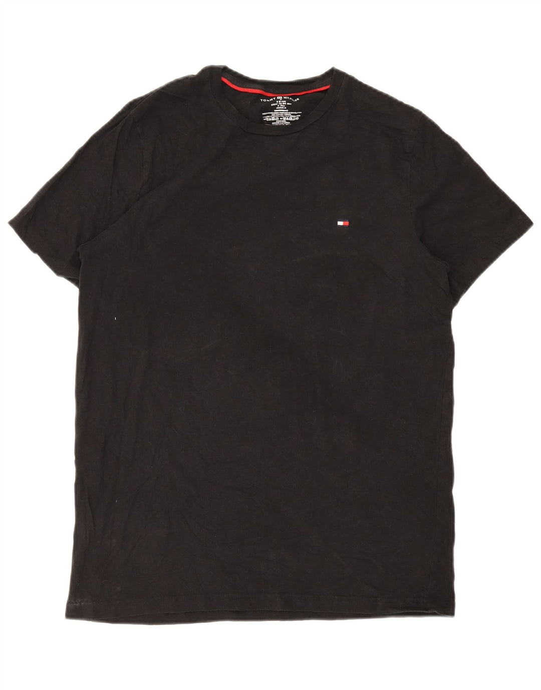 Ανδρικό T-Shirt Tommy Hilfiger Top Μεσαίο μαύρο βαμβακερό