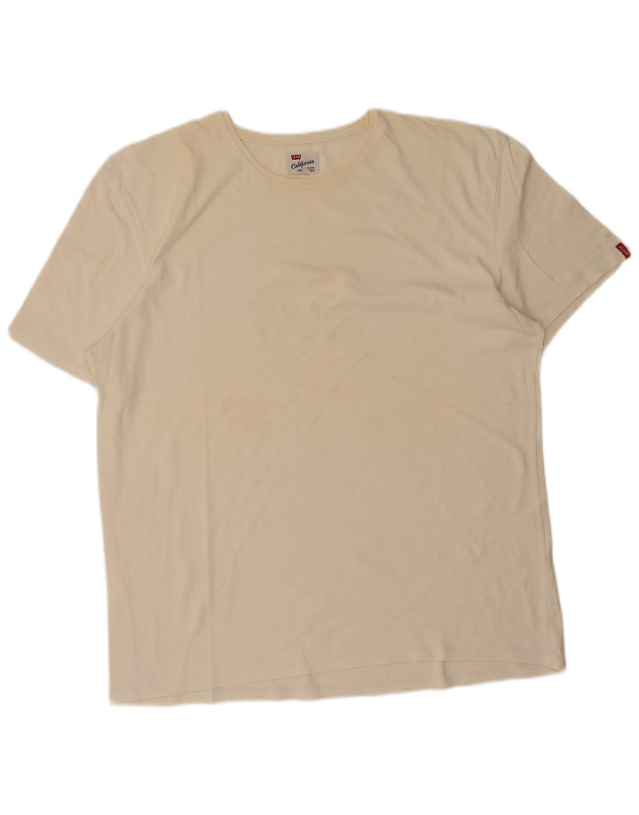 Ανδρικό T-Shirt Levi's Top 3XL από λευκό βαμβακερό