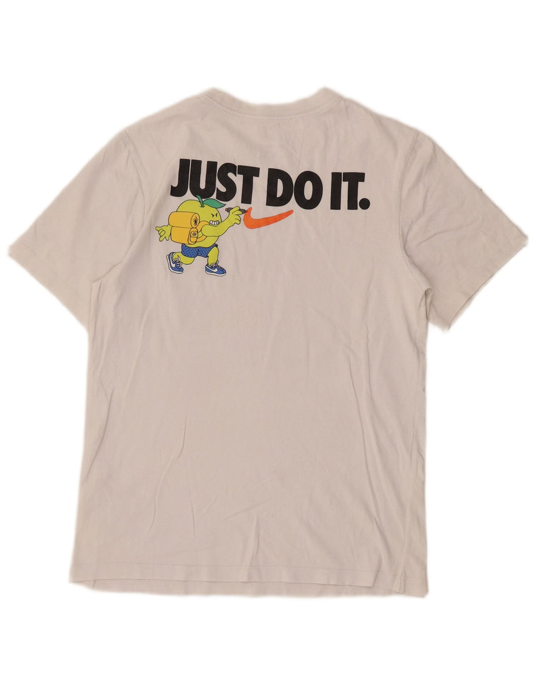 Ανδρικό γραφικό μπλουζάκι Nike, μικρό λευκό βαμβακερό