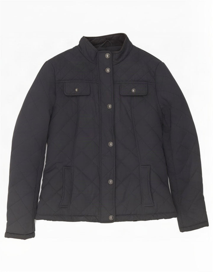 Γυναικείο καπιτονέ μπουφάν Fat Face UK 12 Medium Navy Blue Polyester