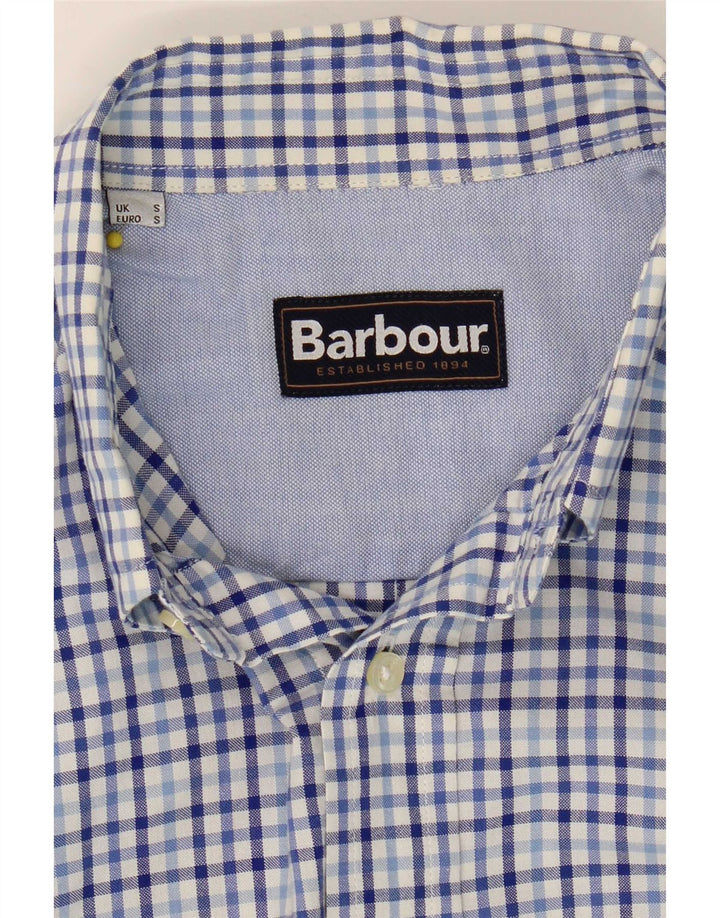 Ανδρικό πουκάμισο Barbour Small Blue Gingham